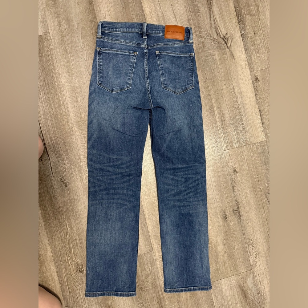 Lucky Brand High Rise Straight Jeans - Picture 2 of 3